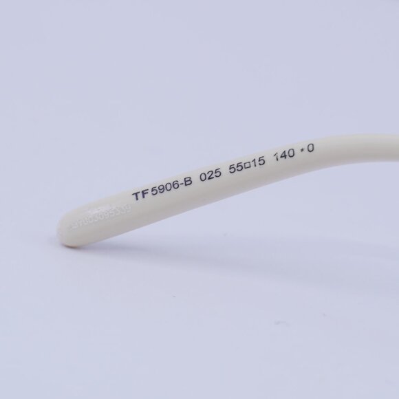 🕶️ New Tom Ford FT5906-B 025 Eyeglasses - Ivory/Gold Frame 55mm - Picture 6 of 8